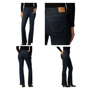 Levi Strauss Signature Women's Mid Rise Bootcut Jeans Dark Wash Size 10